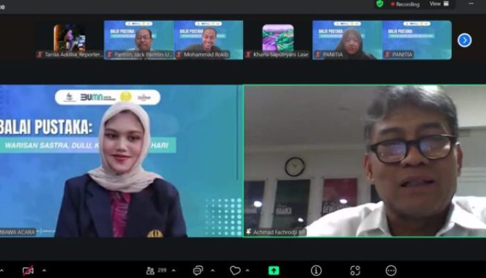 Mahasiswa Sastra Indonesia Unesa Kuliah Tamu bersama Balai Pustaka